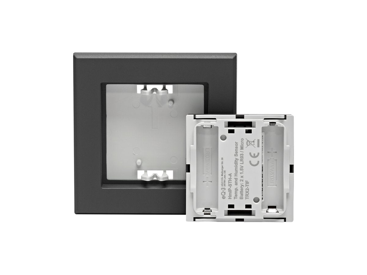 Sensor De Temperatura Y Humedad Homematic Ip Interior Hmip-Sth-A Antracita 160530a0