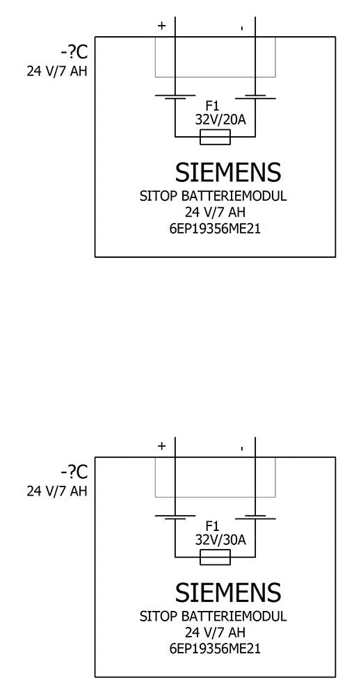 Siem 6ep1935-6me21 Batterie-Modul Sitop Power