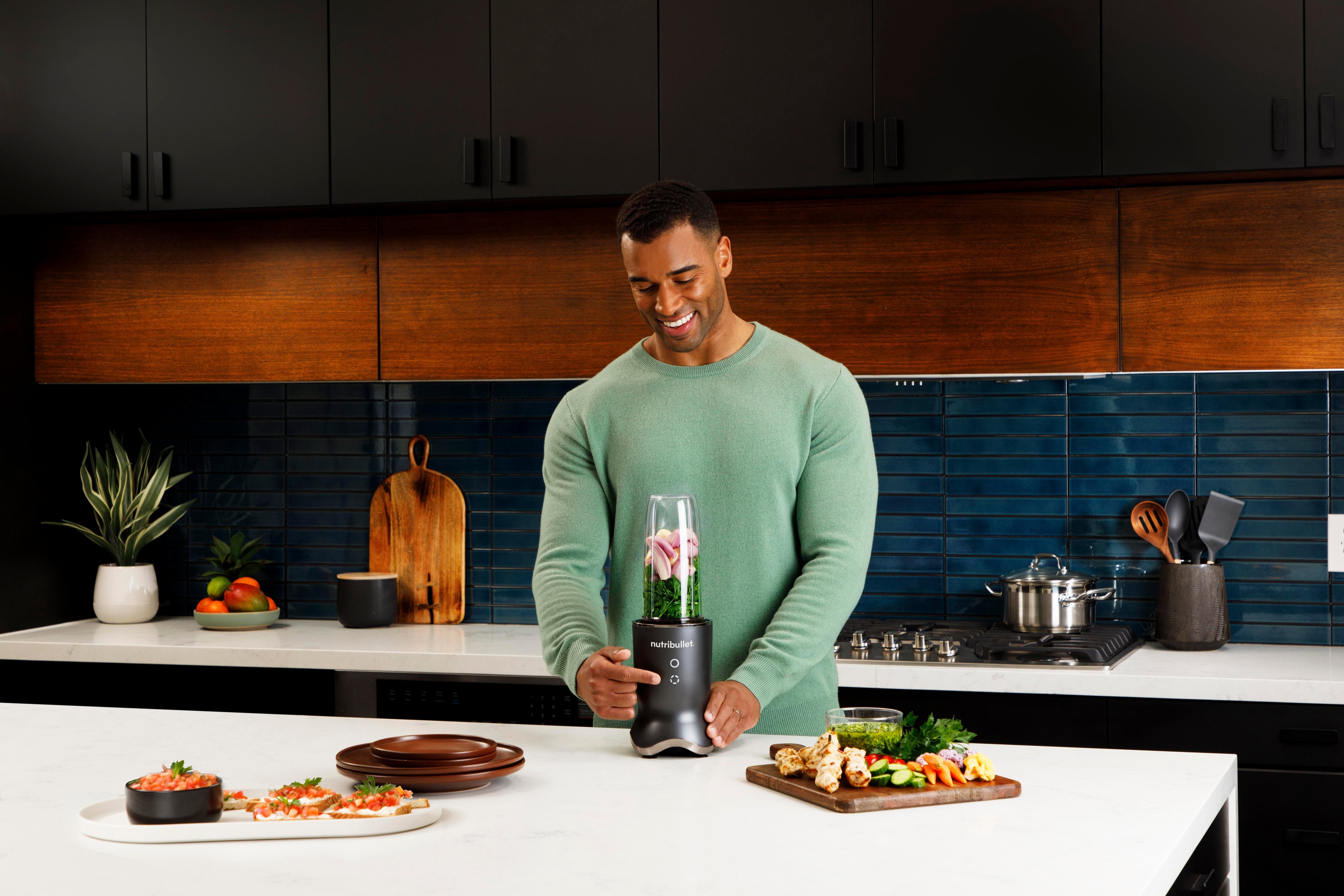 Batidora De Vaso Nutribullet Nb1206dgcc 900 L 1200w Gris Oscuro