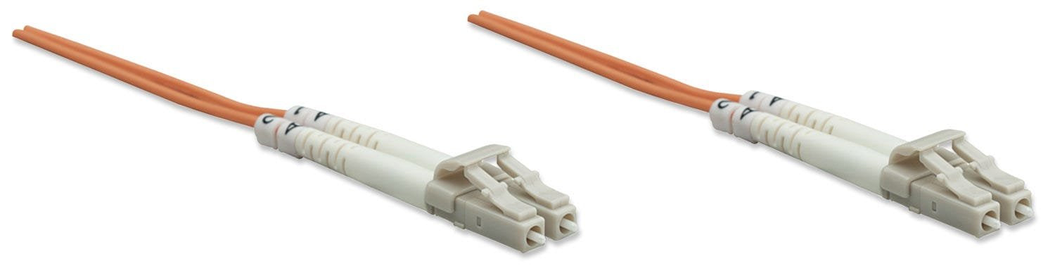 Intellinet 3.0m Lc M/M Cable De Fibra Optica 3 M Om1 Naranja