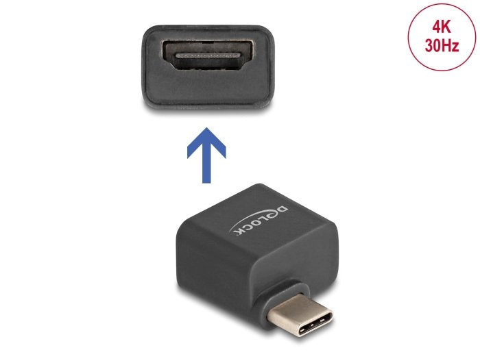 Delock 64256 Mini Adaptador Usb Type-C Macho A Hdmi Hembra (Modo Dp Alt) 4k