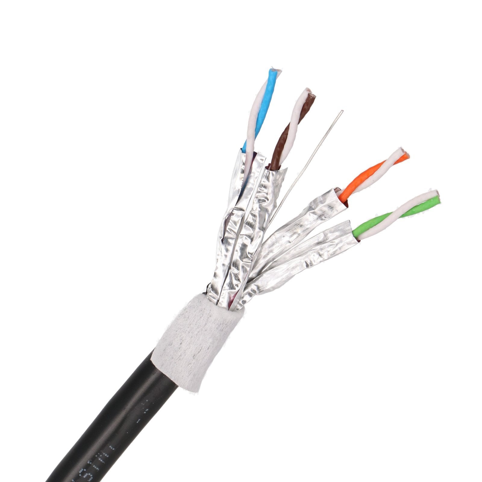 Extralink Cat6a Ftp (F Utp) Innen Netzwerkcable Twisted Pair 305m, Mit Gel
