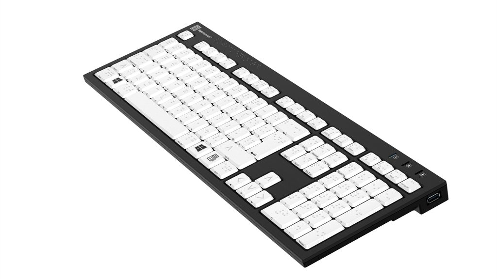 Logickeyboard Braille Nero Slim Fr (Pc)