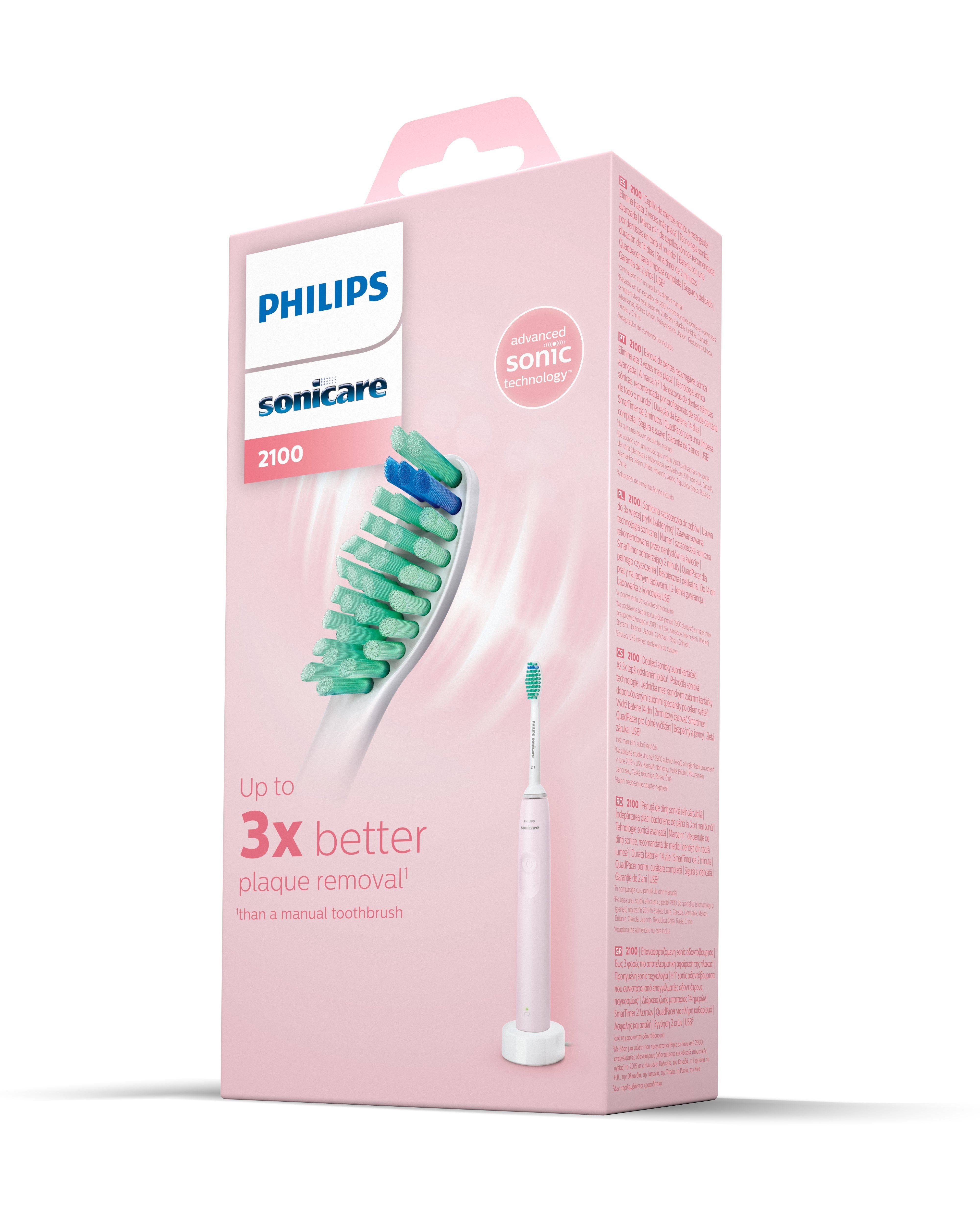EAN 8710103985471 - Philips Sonicare 2100 series HX3651/11 cepillo eléctrico para dientes Adulto Cepillo dental sónico Verde, imagen 6