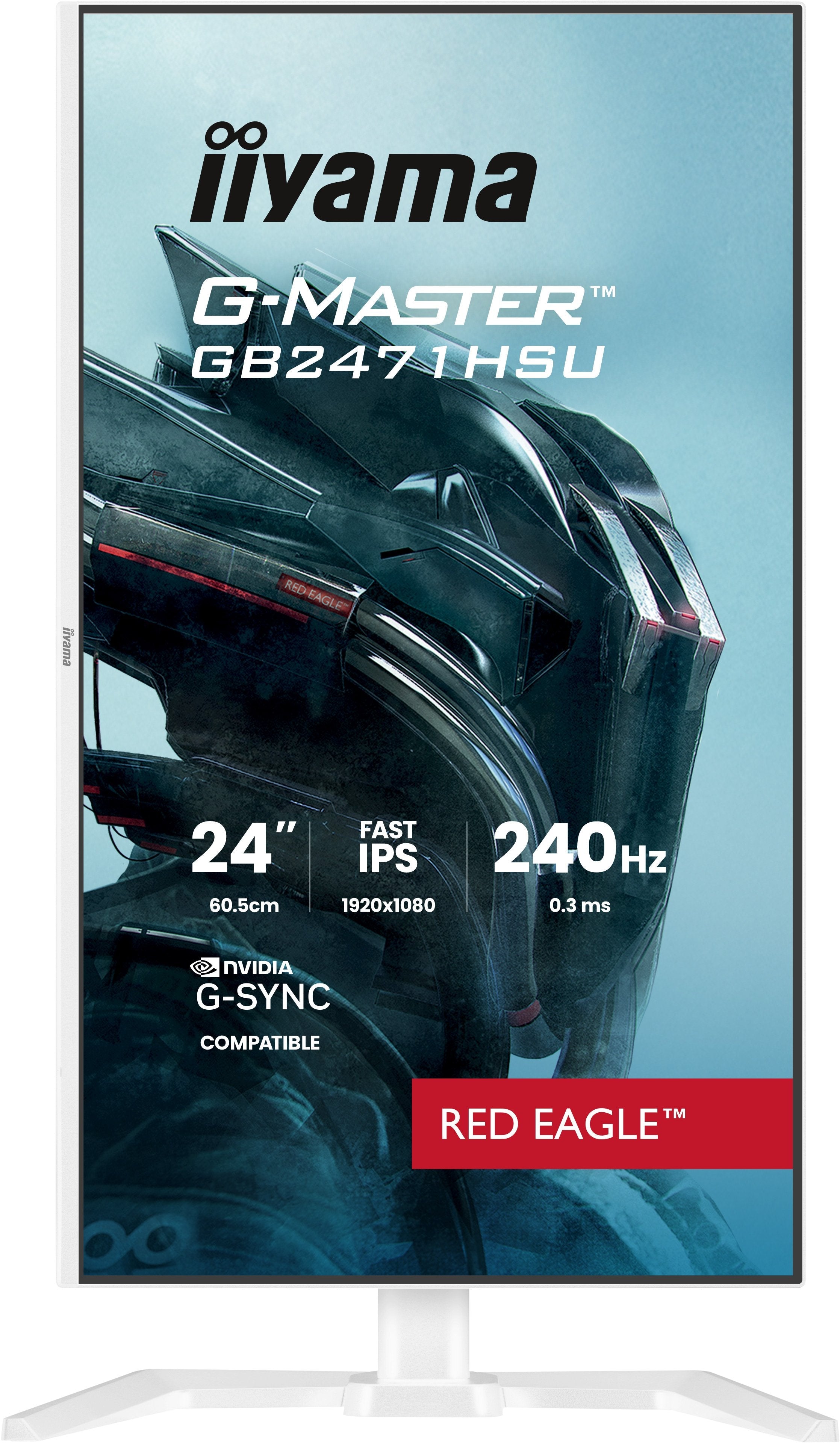 Iiyama 60.5cm 24" Gb2471hsu-W1 16:9 2xhdmi+Dp+Usb-C Ips