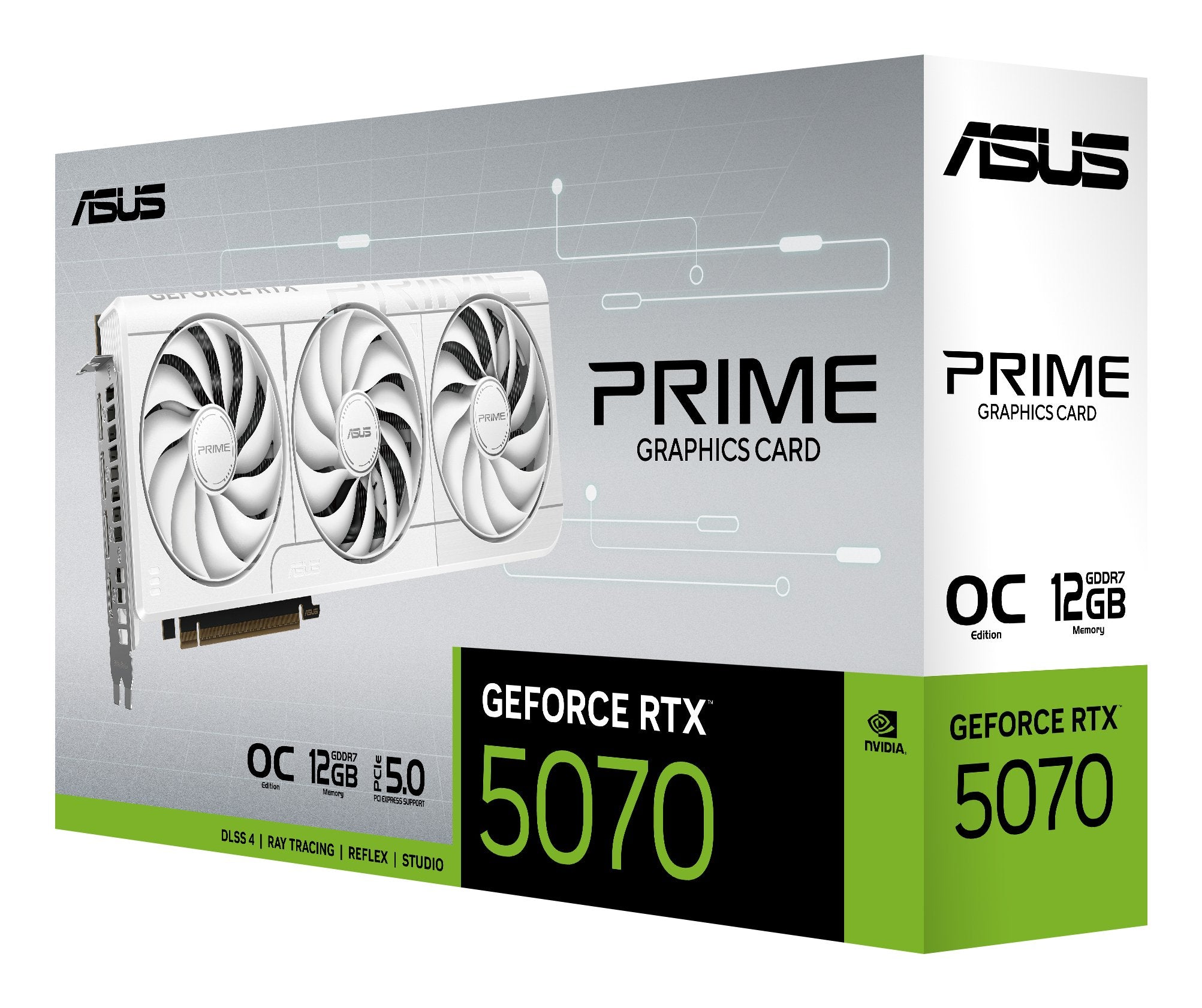 EAN 4711636046121 - ASUS Prime -RTX5070-O12G-WHITE NVIDIA GeForce RTX 5070 12 GB GDDR7 imagen 9