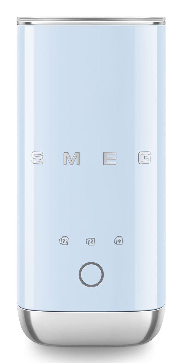 Smeg Milchaufschäumer Mff02pbeu, 3 Funktionen, Antihaft, 500w, Hellblau