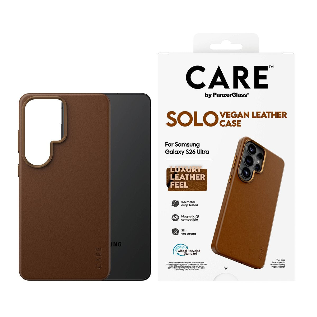 Care By Panzerglass Solo Case Brown Samsung New Galaxy S26 Ultra