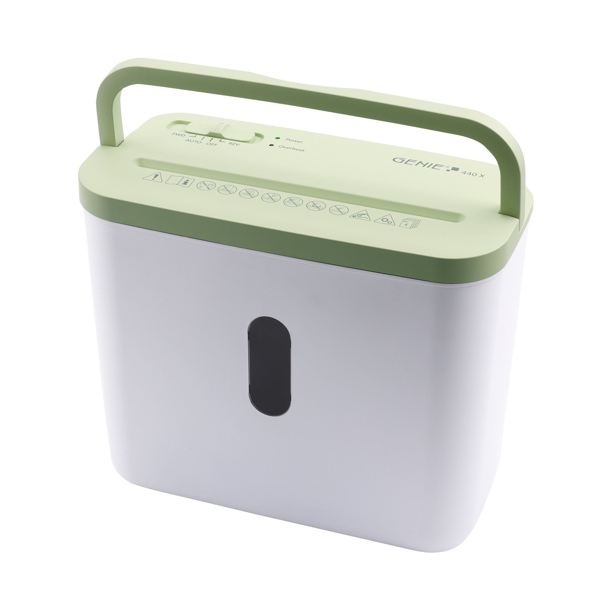 EAN 4030152953677 - Genie 440 X GR triturador de papel Corte cruzado 72 dB Verde, Blanco imagen 2