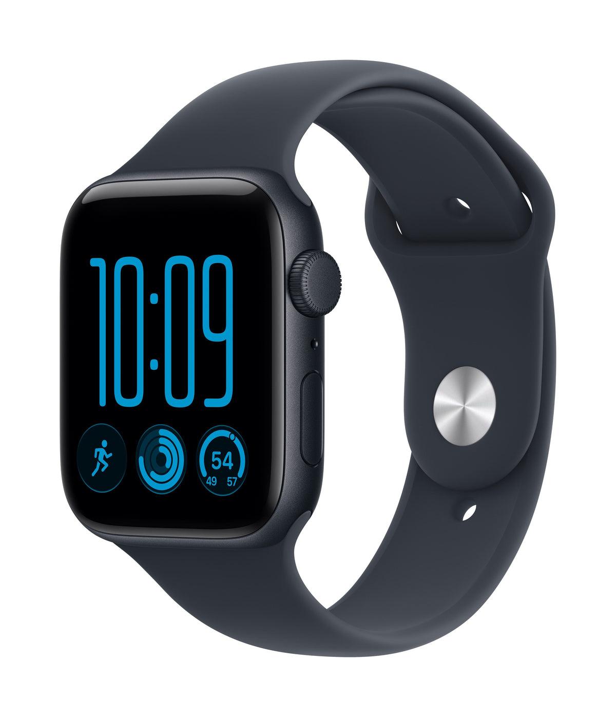 Apple Watch Se 3 Gps 44mm Midnight Aluminium Case With Navy Azul Sport Band - M L