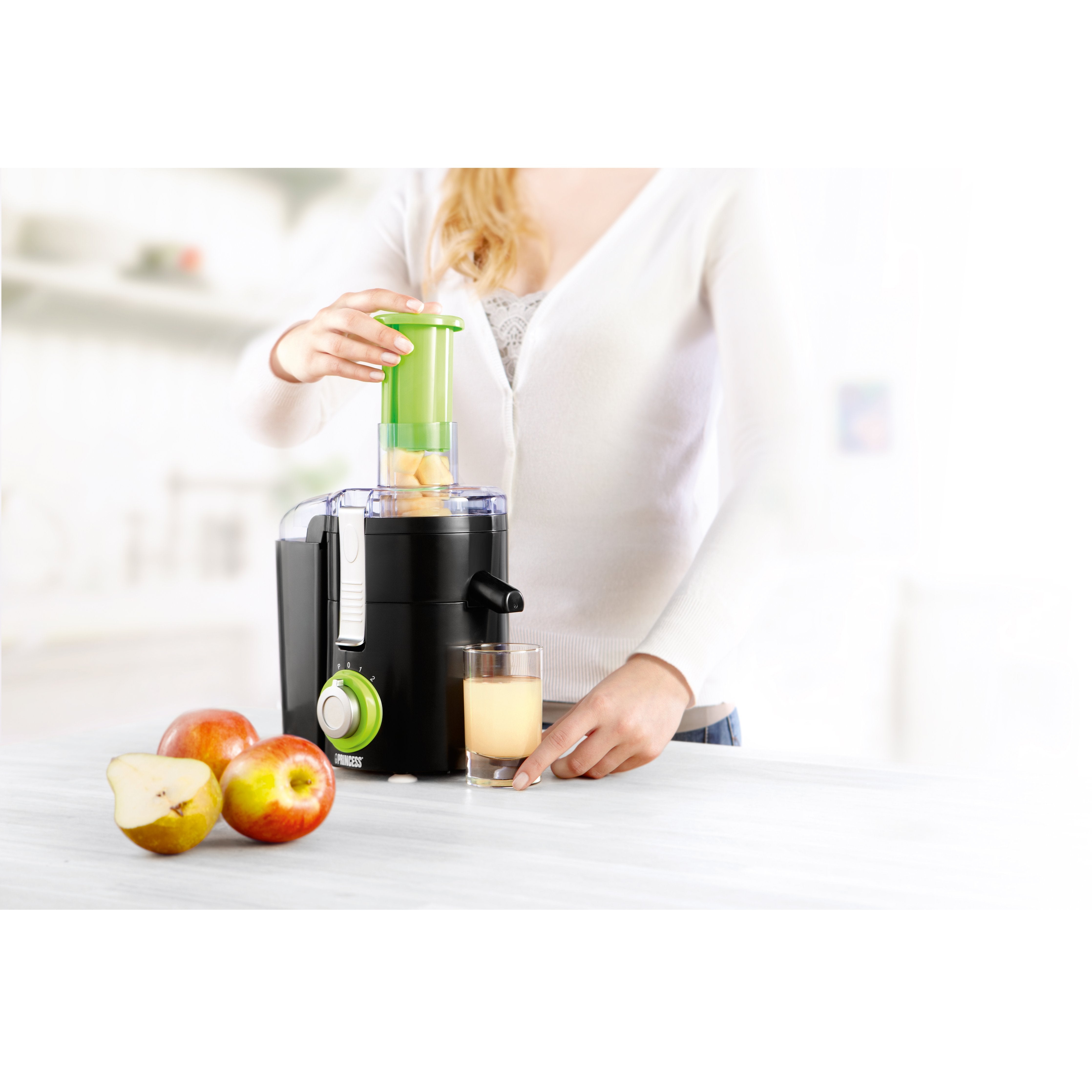 Licuadora Princess 202040 250w 2 Velocidades + Pulso Tubo Alimentacion Gran Diametro Gran Contenedor De Pulpa Desmontable