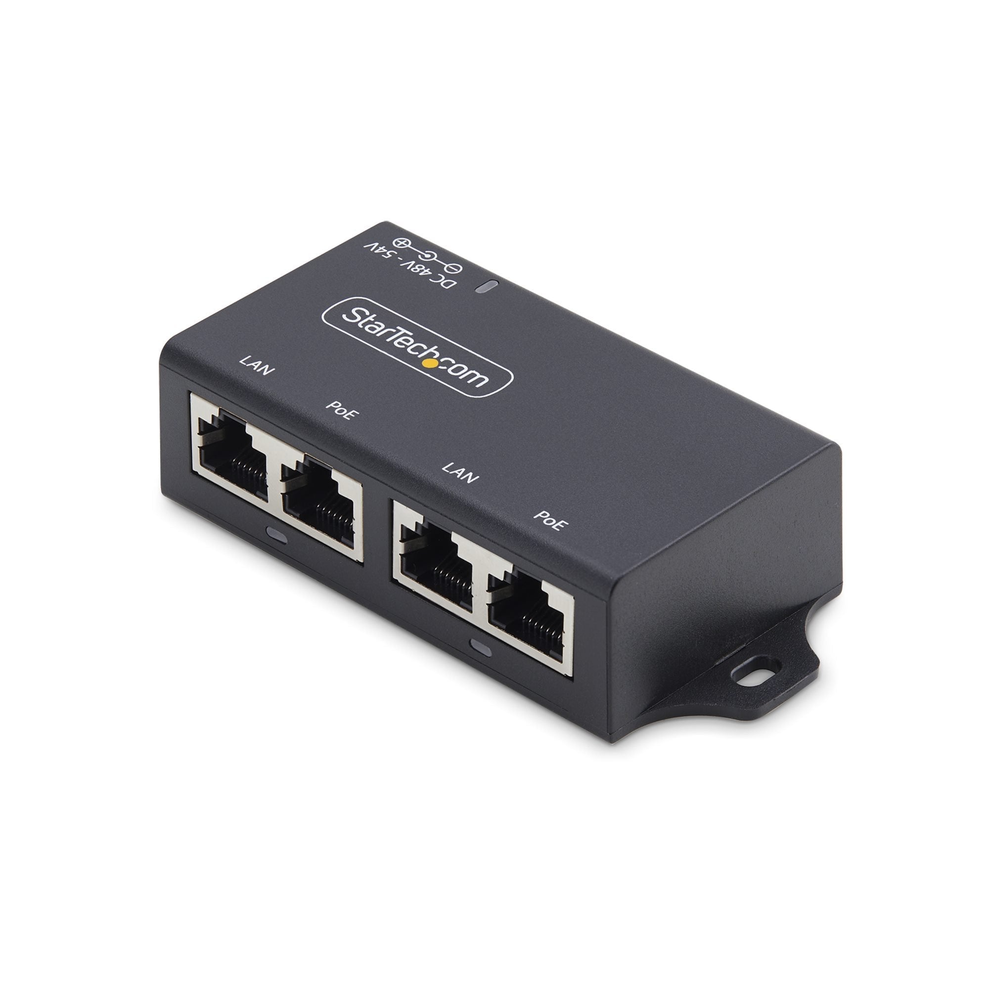 Startech.Com 2-Port Gigabit Poe+ Injector, Poe/Poe+ (802.3af/802.3at) 30w - Power Injector - Unverwaltet Inline - 30 Wat