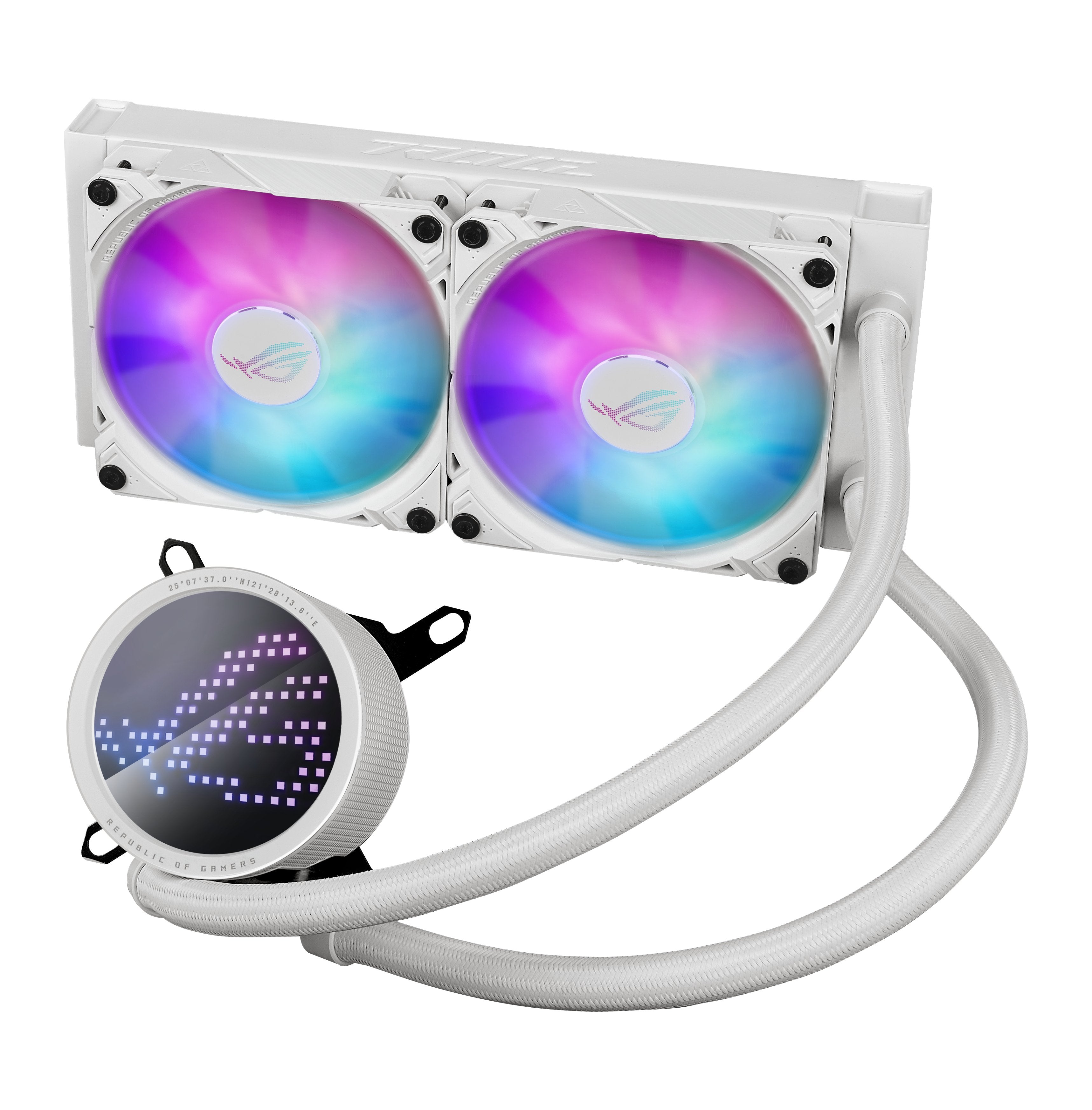 EAN 4711081943099 - ASUS ROG Ryuo III 240 ARGB White Edition Procesador Kit de refrigeración líquida 12 cm Blanco imagen 2