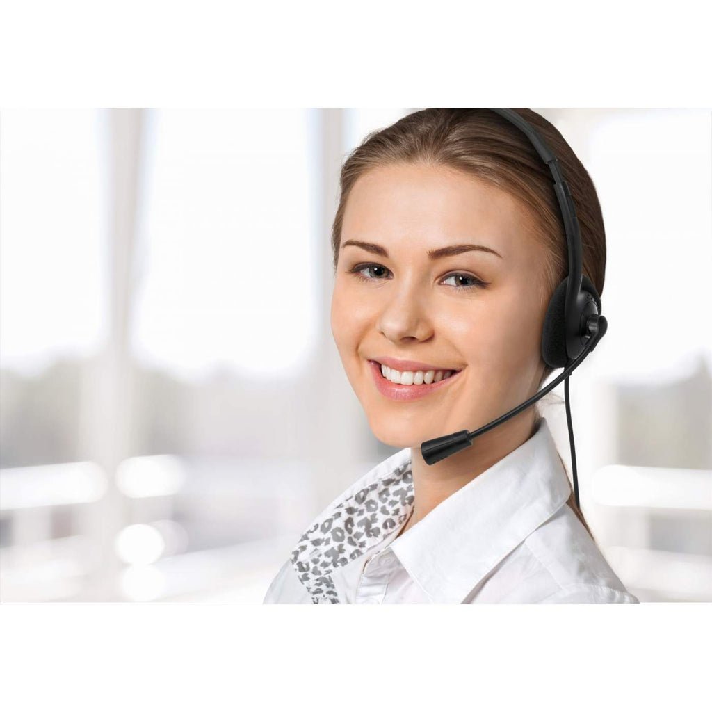 Manhatan Stereo Usb-Headset On Ear, Usb-A Stecker Schwarz