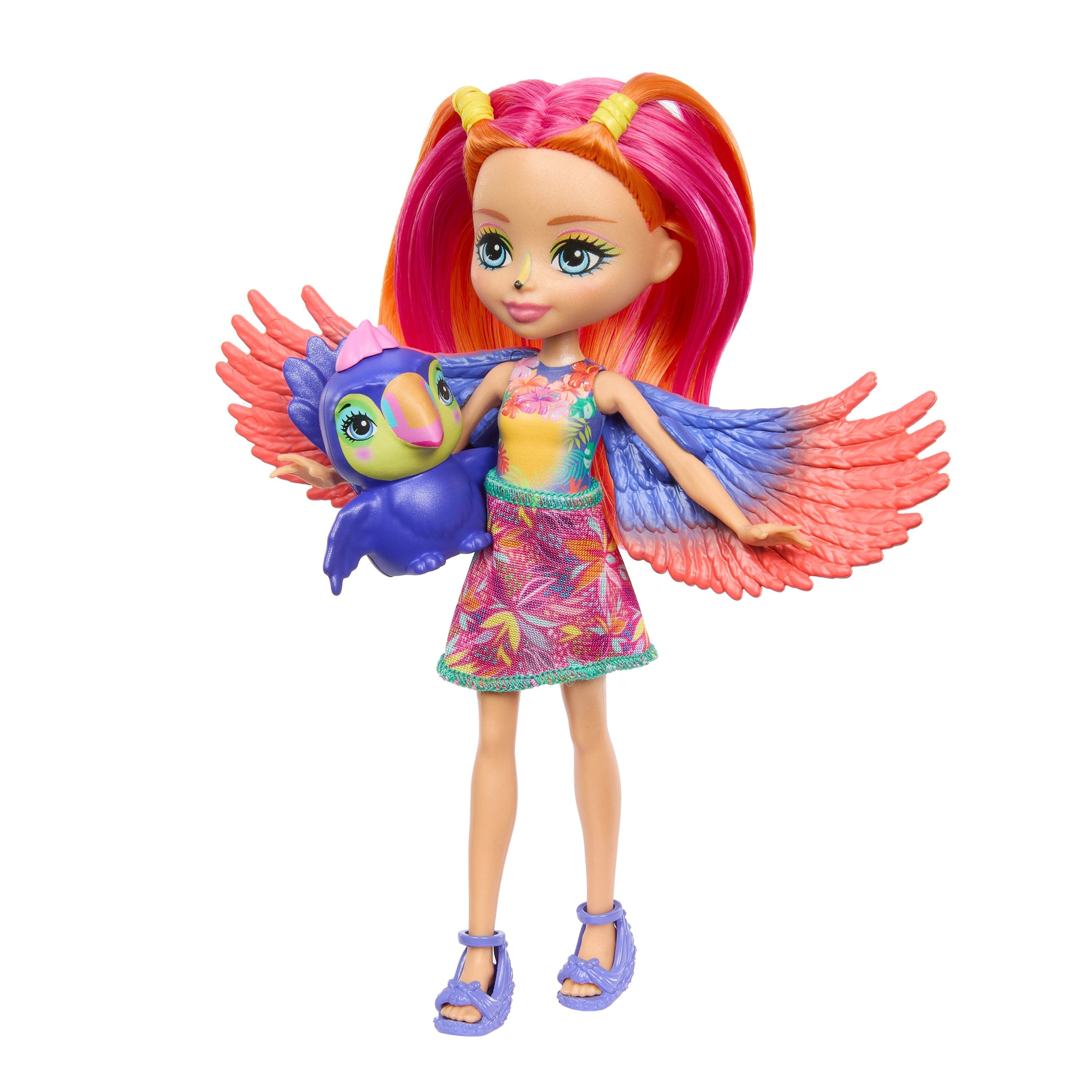 Muñeca Mattel Enchantimals Trippi Toucan, Hrx83