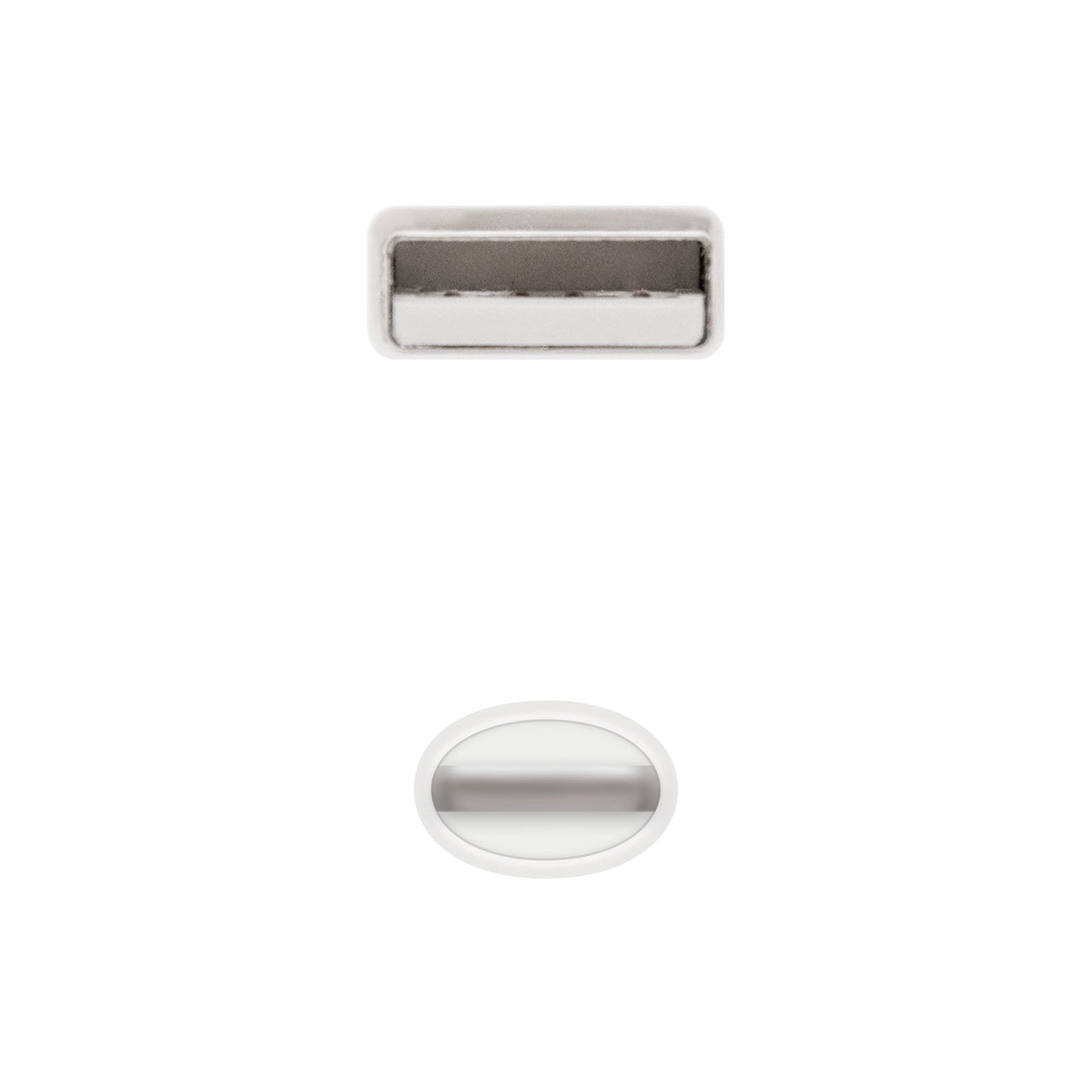 EAN 8433281006645 - Nanocable 10.10.0401 cable de conector Lightning 1 m Blanco imagen 3