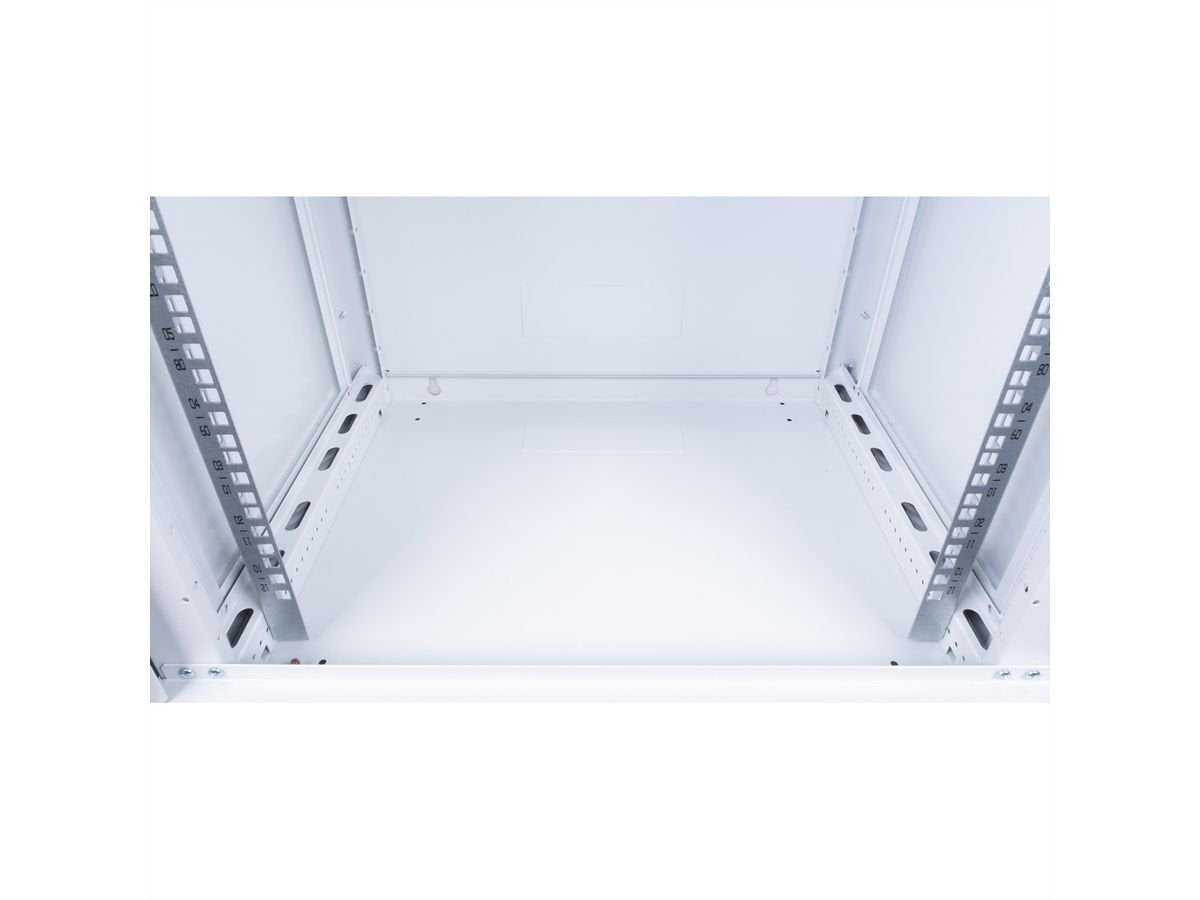 Roline 19-Zoll Wandgehuse Basic Plus 12he, 600x450 Bxt Grau