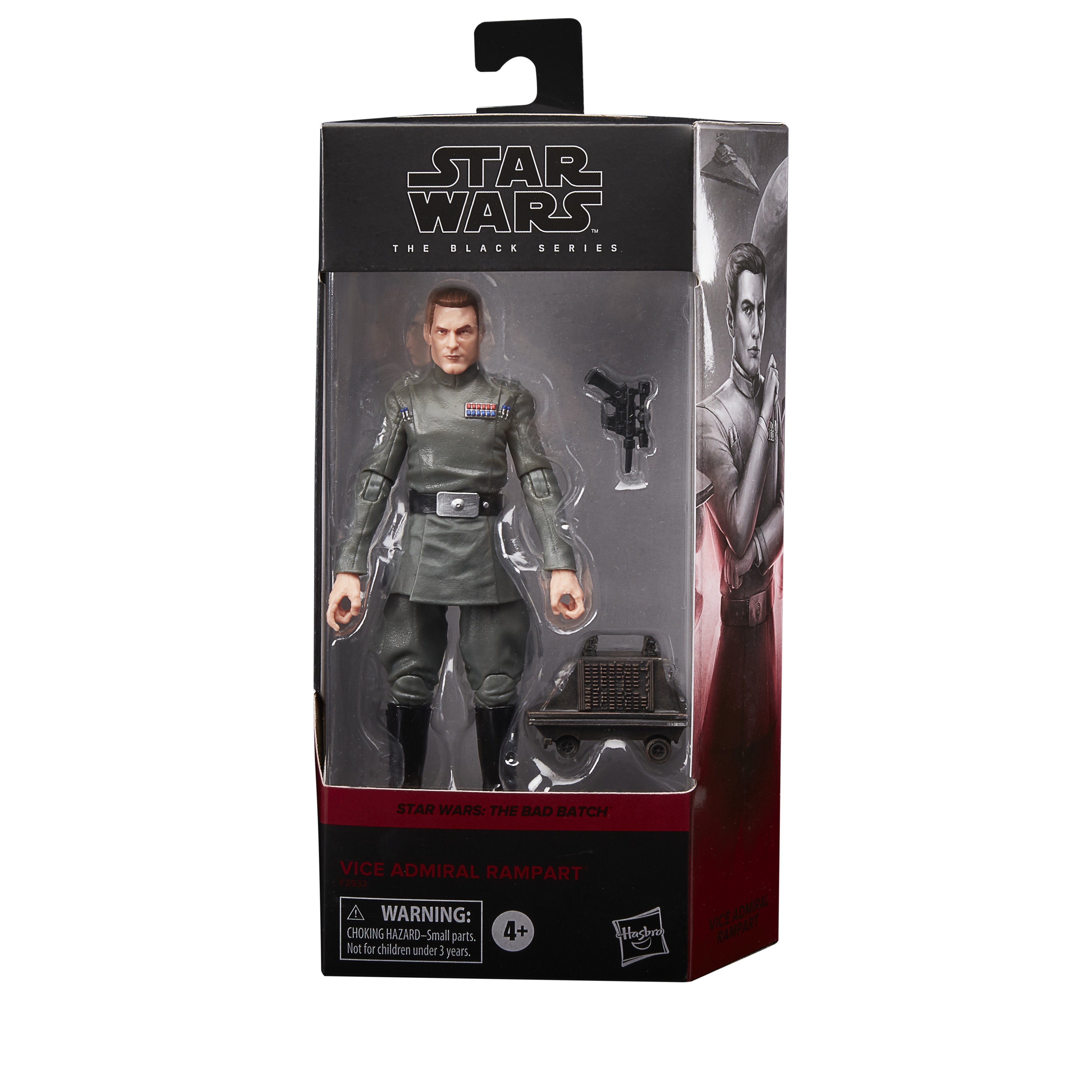 Figura Vice Almirant Rampart The Bad Batch Black Series Star Wars 15cm