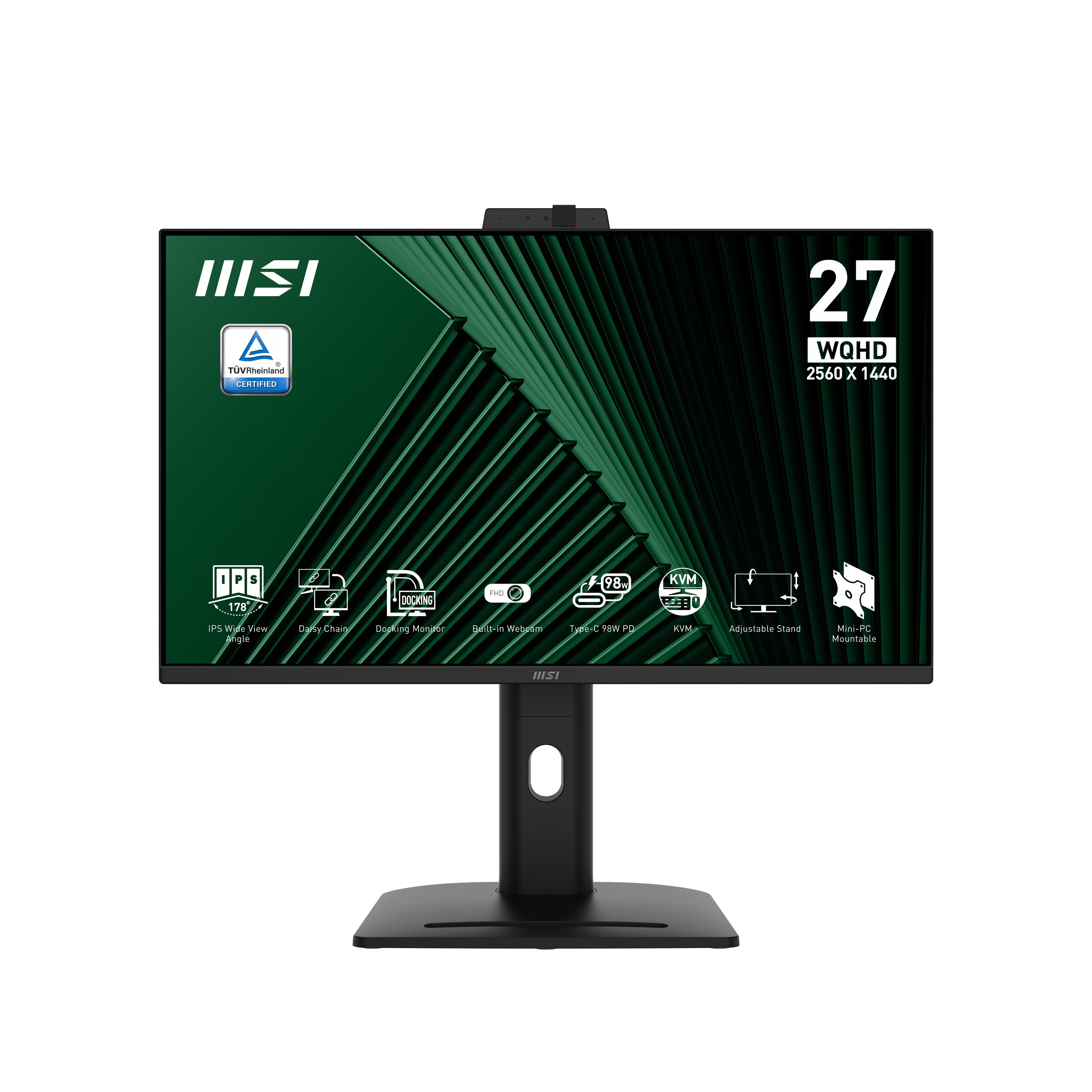 EAN 4711377238182 - MSI Pro MP275QPDG pantalla para PC 68,6 cm (27") 2560 x 1440 Pixeles Wide Quad HD LCD Negro imagen 8