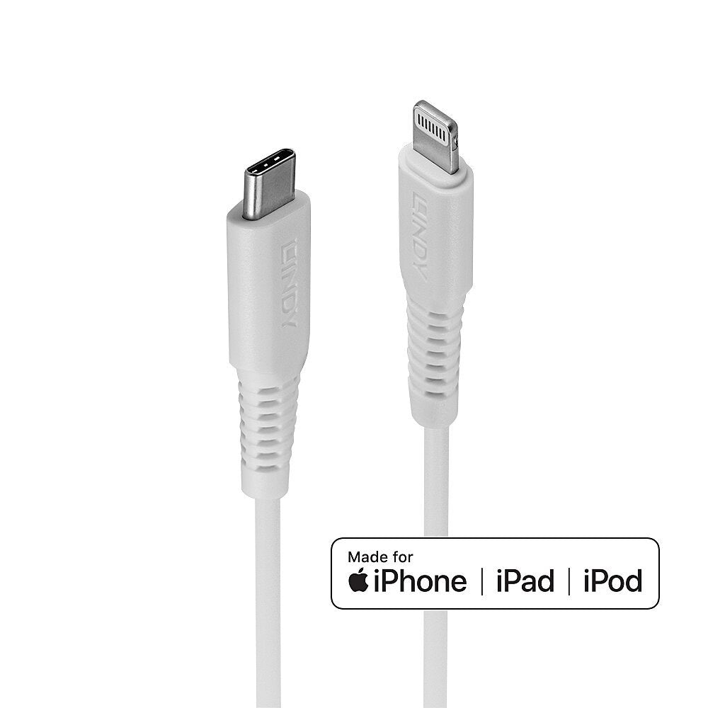 EAN 4002888313162 - Lindy 31316 cable de conector Lightning 1 m Blanco imagen 1