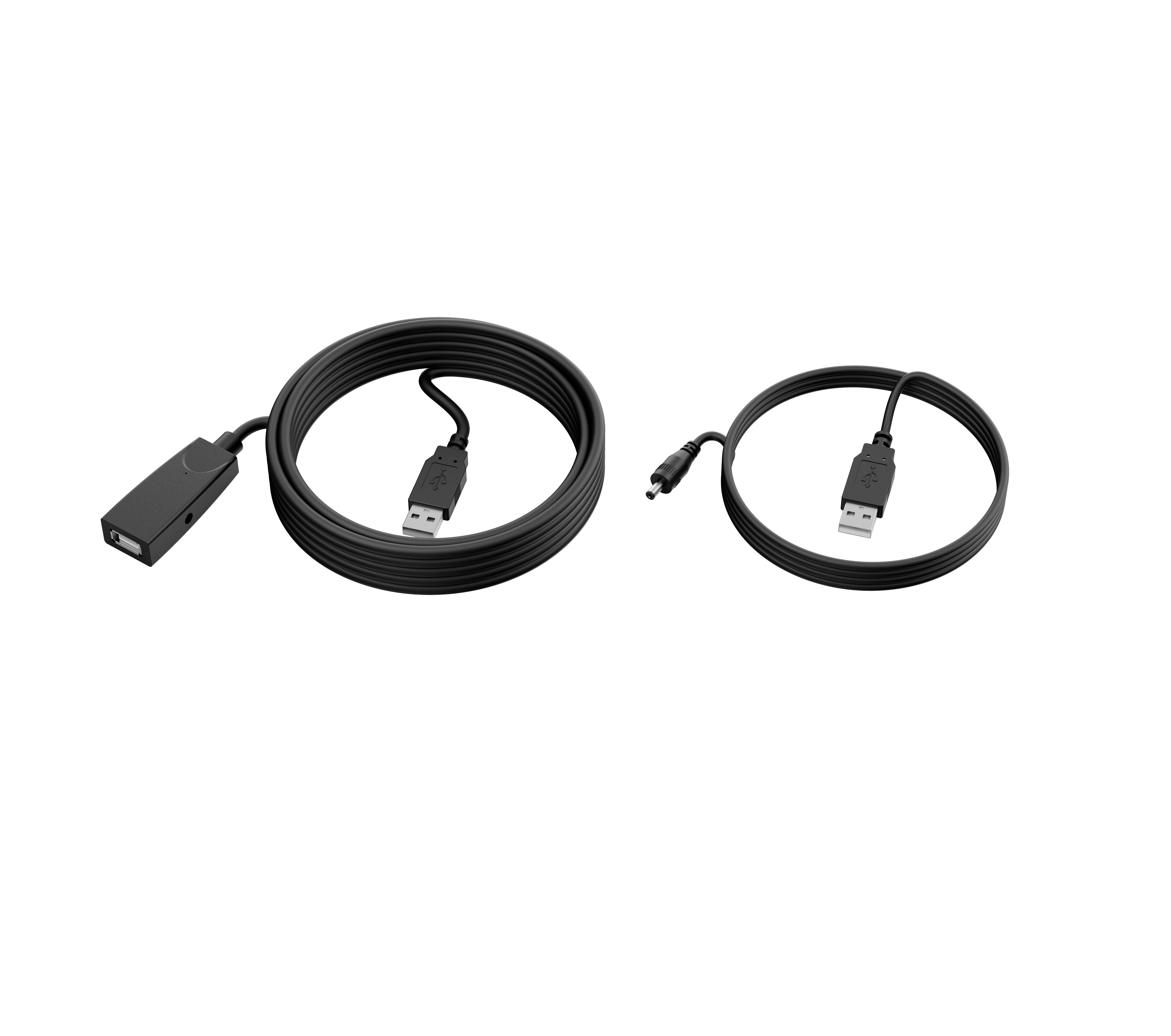Cable De Extensión Usb De Yealink Usb2-Ext-10m, Usb-A Plug> Usb-A Socket Negro, 10 Metros Usb2-Ext-10m