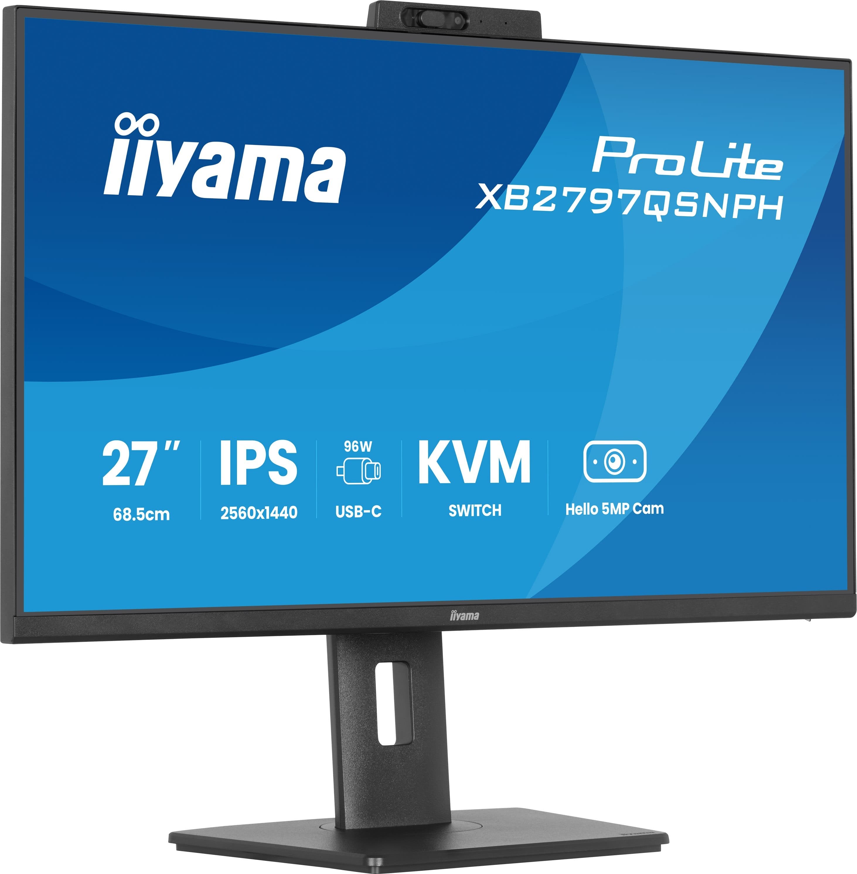 EAN 4948570125975 - iiyama ProLite XB2797QSNPH-B1 pantalla para PC 68,6 cm (27") 2560 x 1440 Pixeles Quad HD LED Negro imagen 5