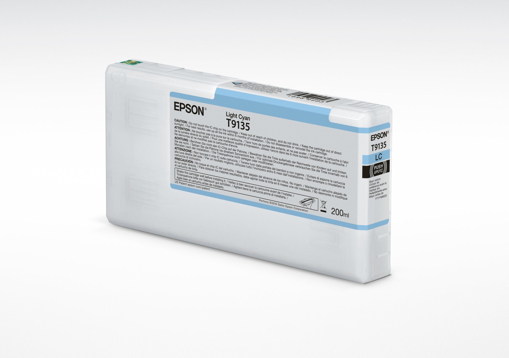 EAN 0010343929982 - Epson T9135 cartucho de tinta 1 pieza(s) Original Rendimiento estándar Cian claro imagen 1