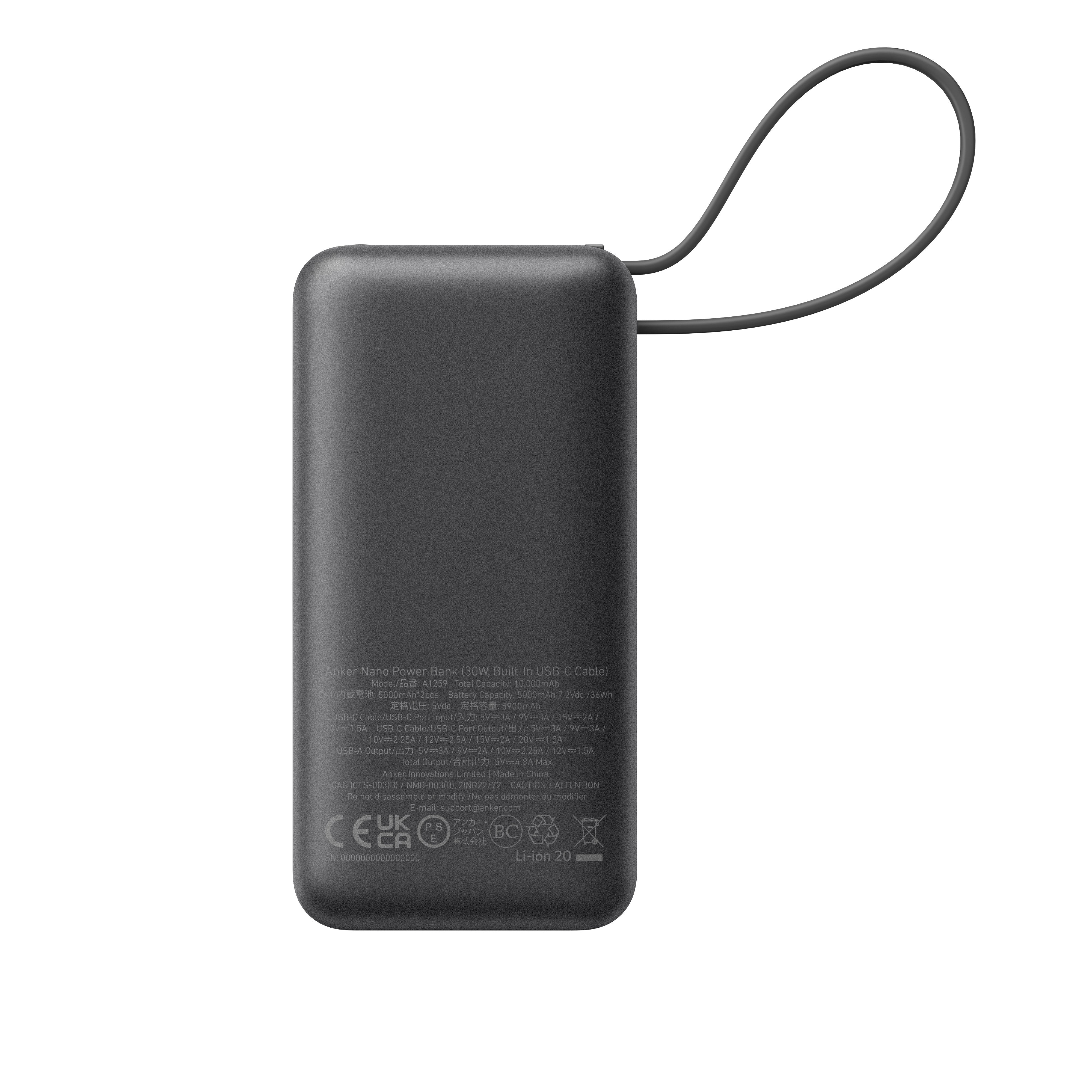 EAN 0194644170868 - Anker A1259G11 batería externa Litio 10000 mAh Negro imagen 7