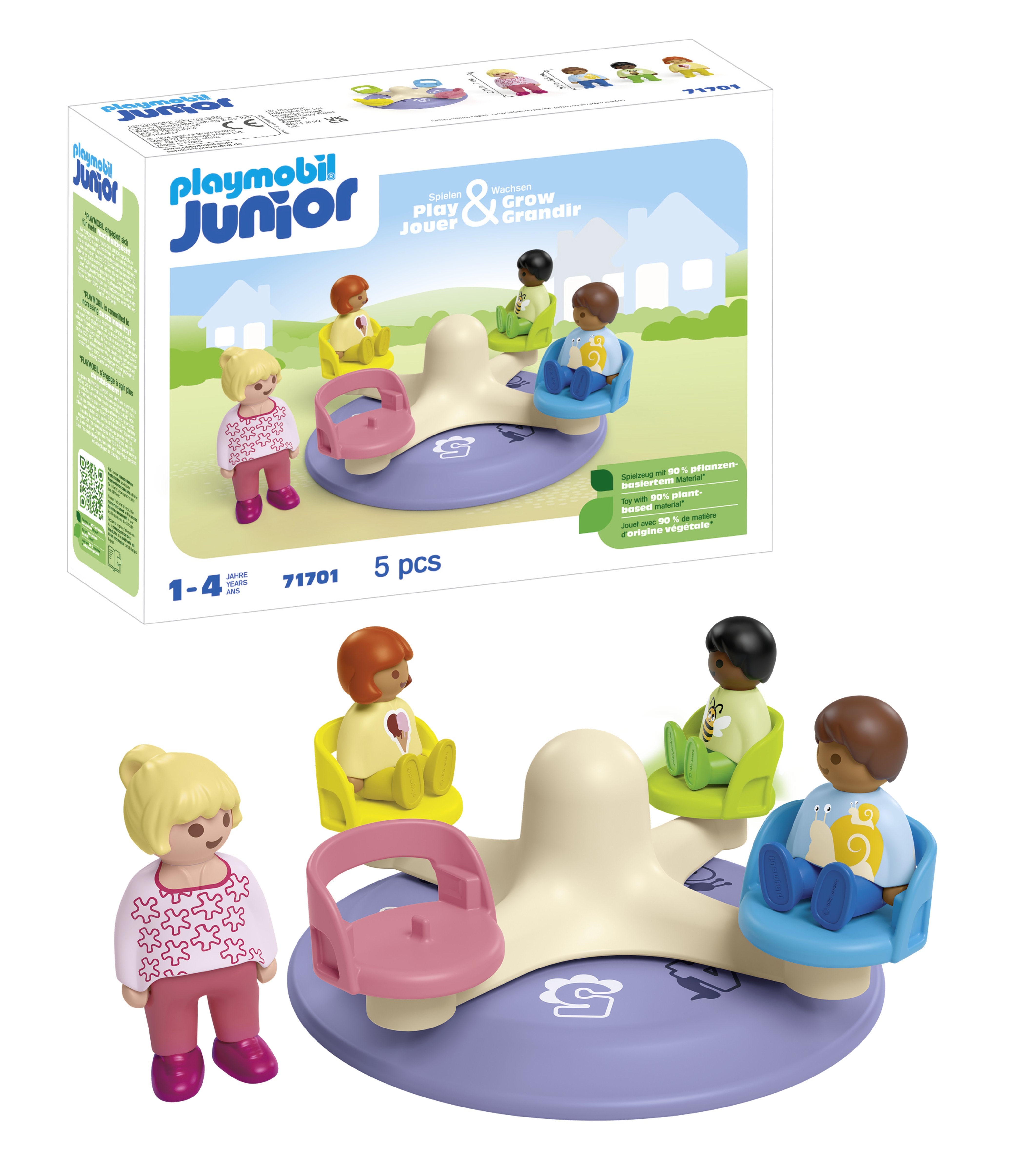 Playmobil Junior Carrusel Con Figuras