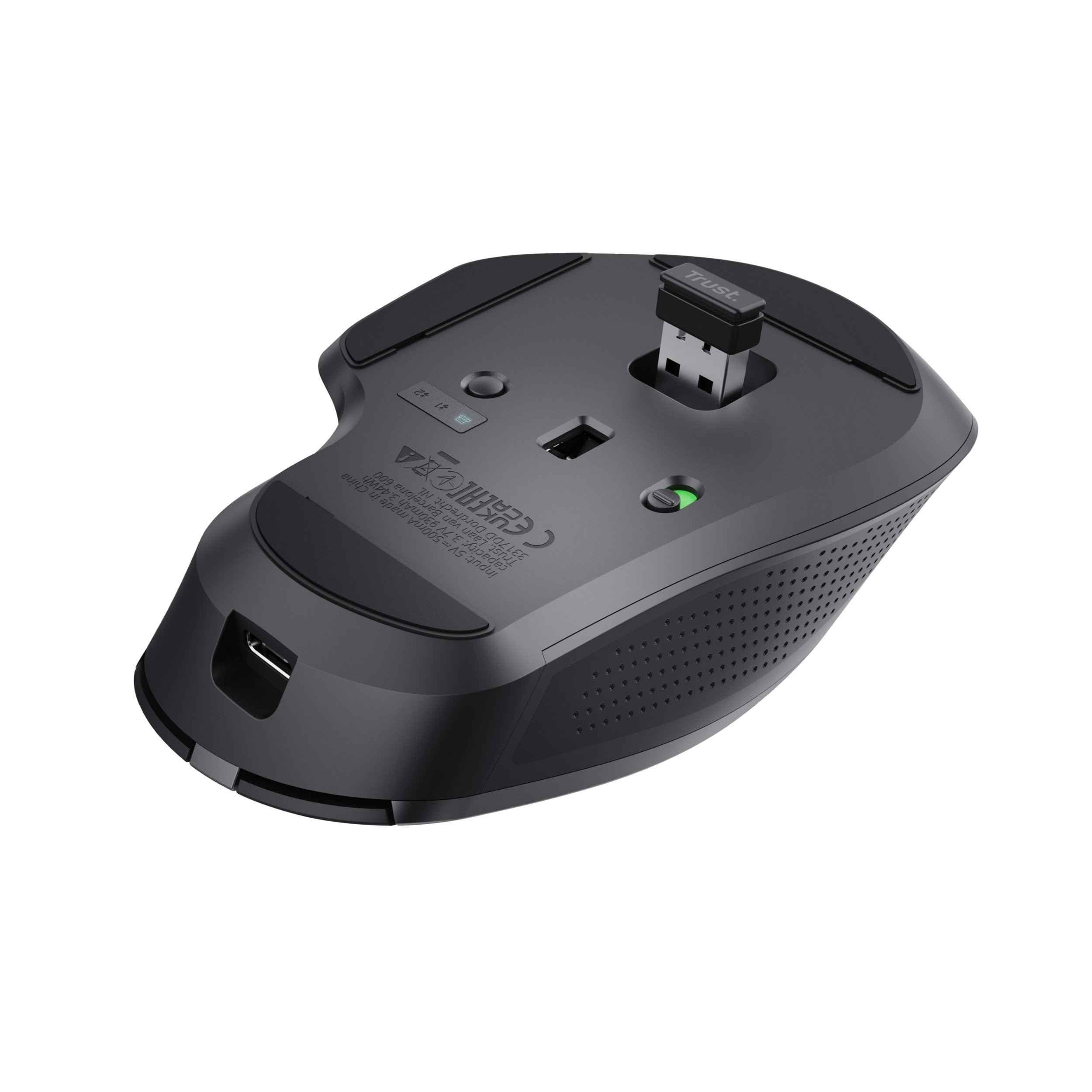 Ratón Inalámbrico Por Bluetooth Trust Ozaa+ Batería Recargable Hasta 3200 Dpi