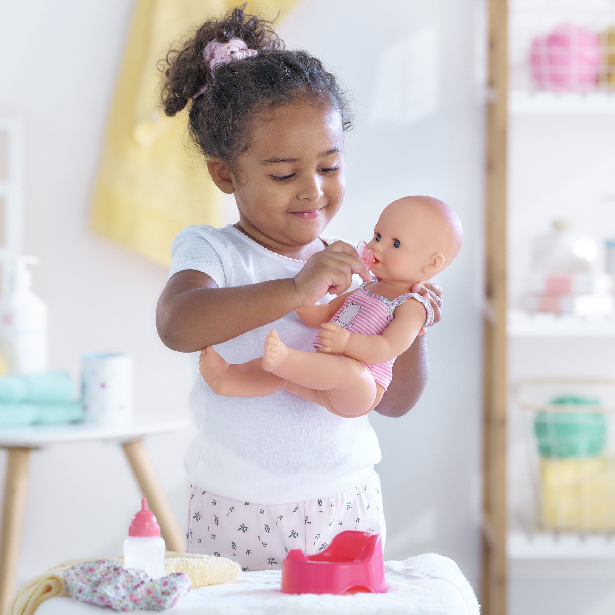 Simba Corolle Mon Grand Poupon Emma Bebida+Baño Húmedo Muñeca Bebé