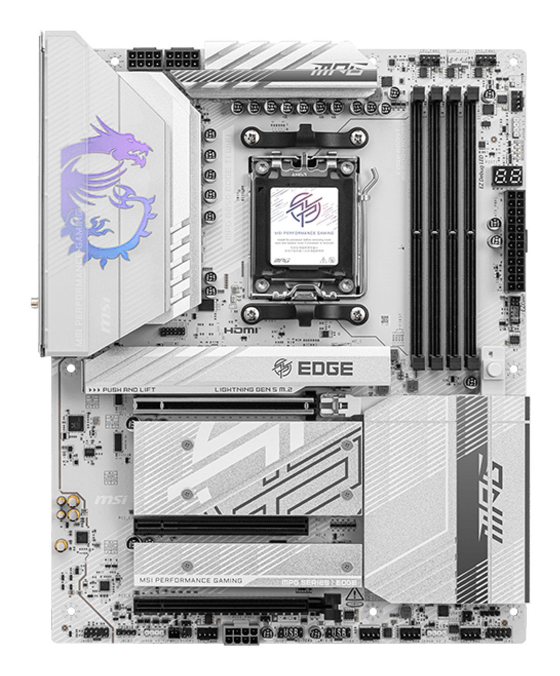 EAN 4711377290616 - MSI MPG B850 EDGE TI WIFI placa base AMD B850 Zócalo AM5 ATX imagen 2