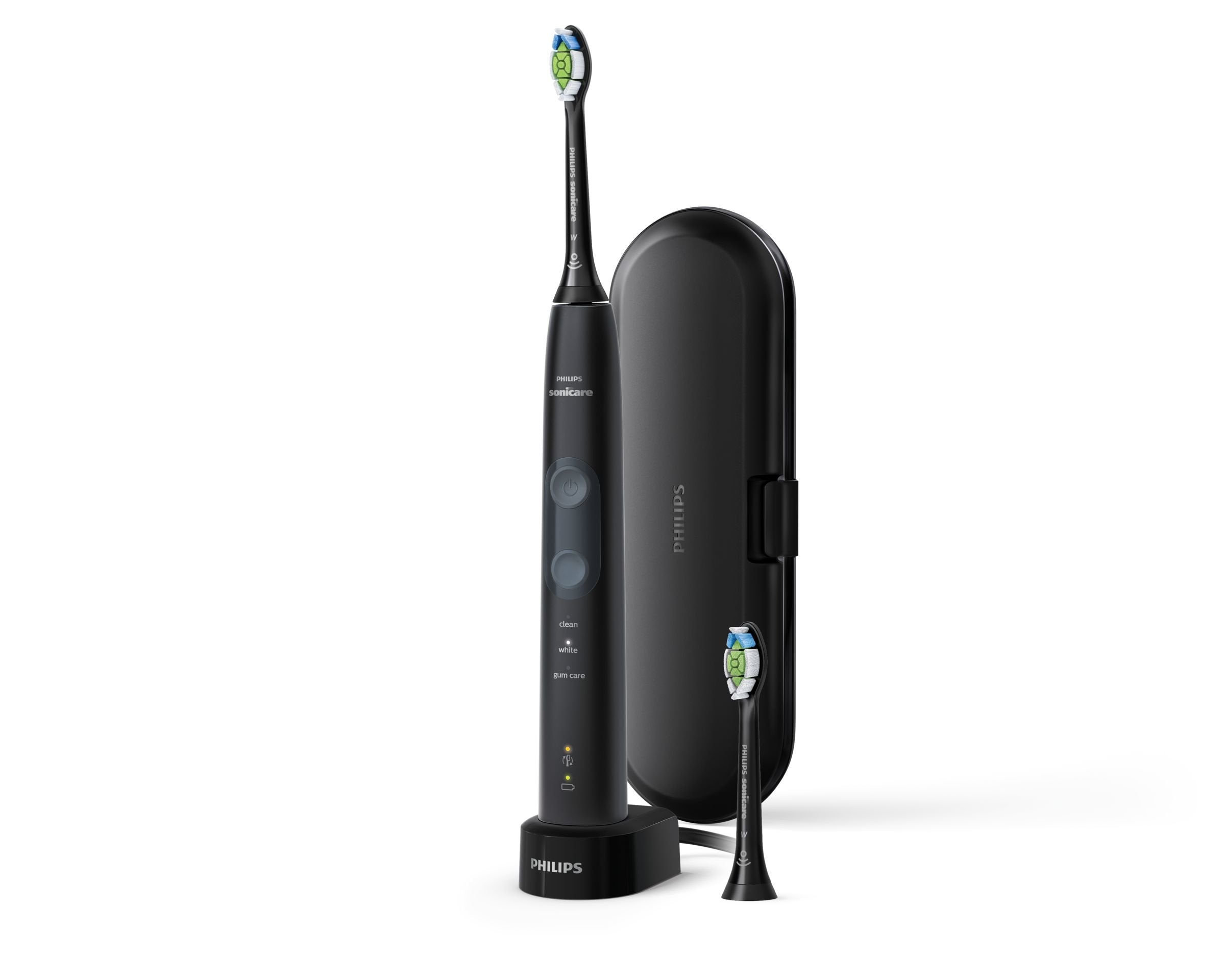 EAN 8710103846536 - Philips HX6850/47 cepillo eléctrico para dientes Adulto Cepillo dental sónico Negro, Gris imagen 1