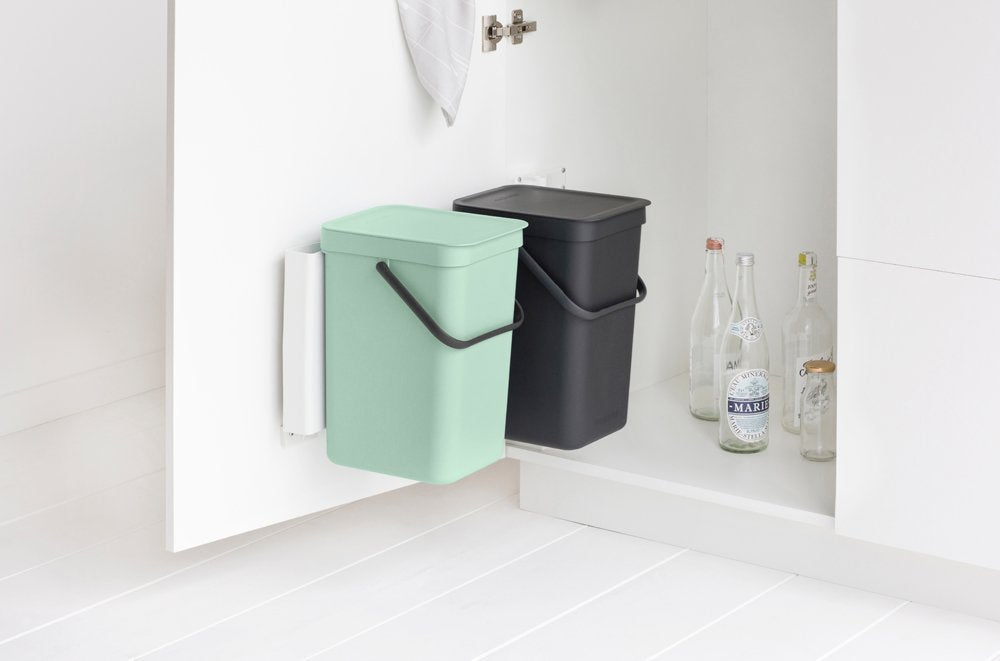 Brabantia Sort & Go Abfallbehäl. 2 X 12 L Dark Grey & Jade Green