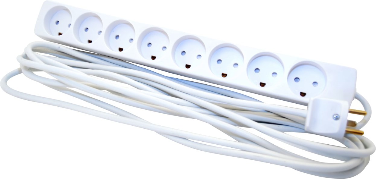 Microconnect Gru00850wdk Base Múltiple 5 M 8 Salidas Ac Interior Blanco