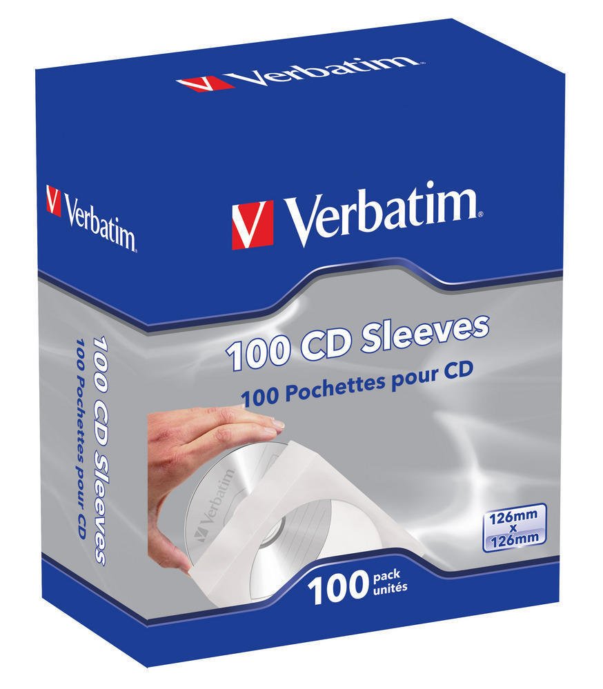Fundas Cd-R Verbatim Sleeves Caja-100uds