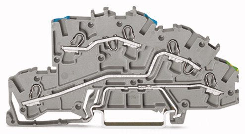 Wago 2003-7646 Installationsetagen- Klemme,N L Pe,Push-In Cage Clamp ,Grau