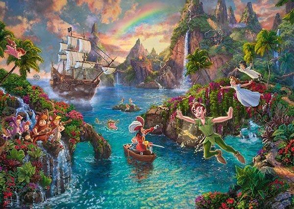 Puzzle Pintor De Luz - Disney, Peter Pan, Rompecabezas