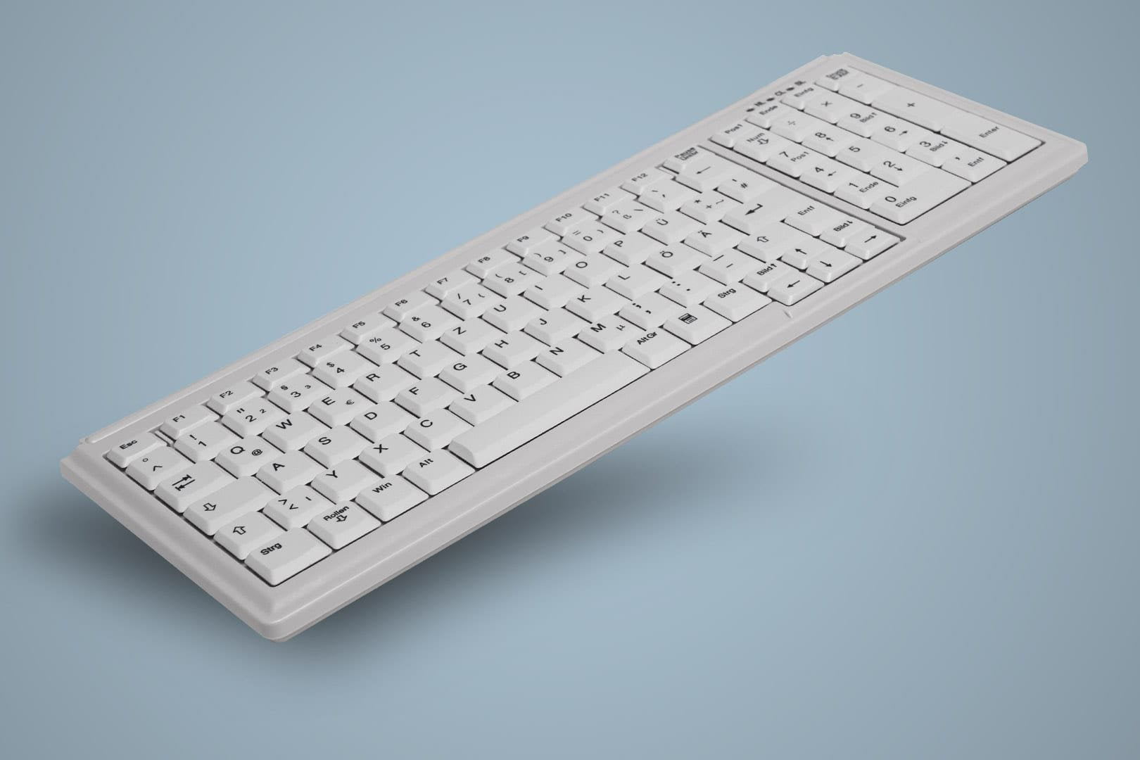 EAN 7061118512444 - Active Key АК-7000 teclado Industrial USB Alemán Blanco imagen 2