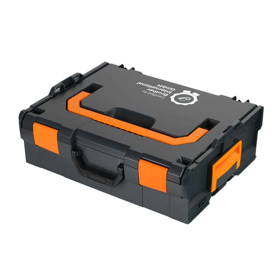 EAN 4262403288560 - Brother ZPTOUCHLBOXXKOMPL caja para equipo Portaaccesorios de viaje rígido Negro, Naranja imagen 6
