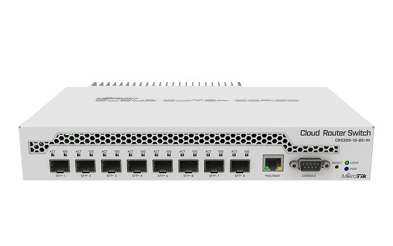 EAN 4752224002143 - Mikrotik CRS309-1G-8S+ Gestionado Gigabit Ethernet (10/100/1000) Energía sobre Ethernet (PoE) Blanco imagen 1