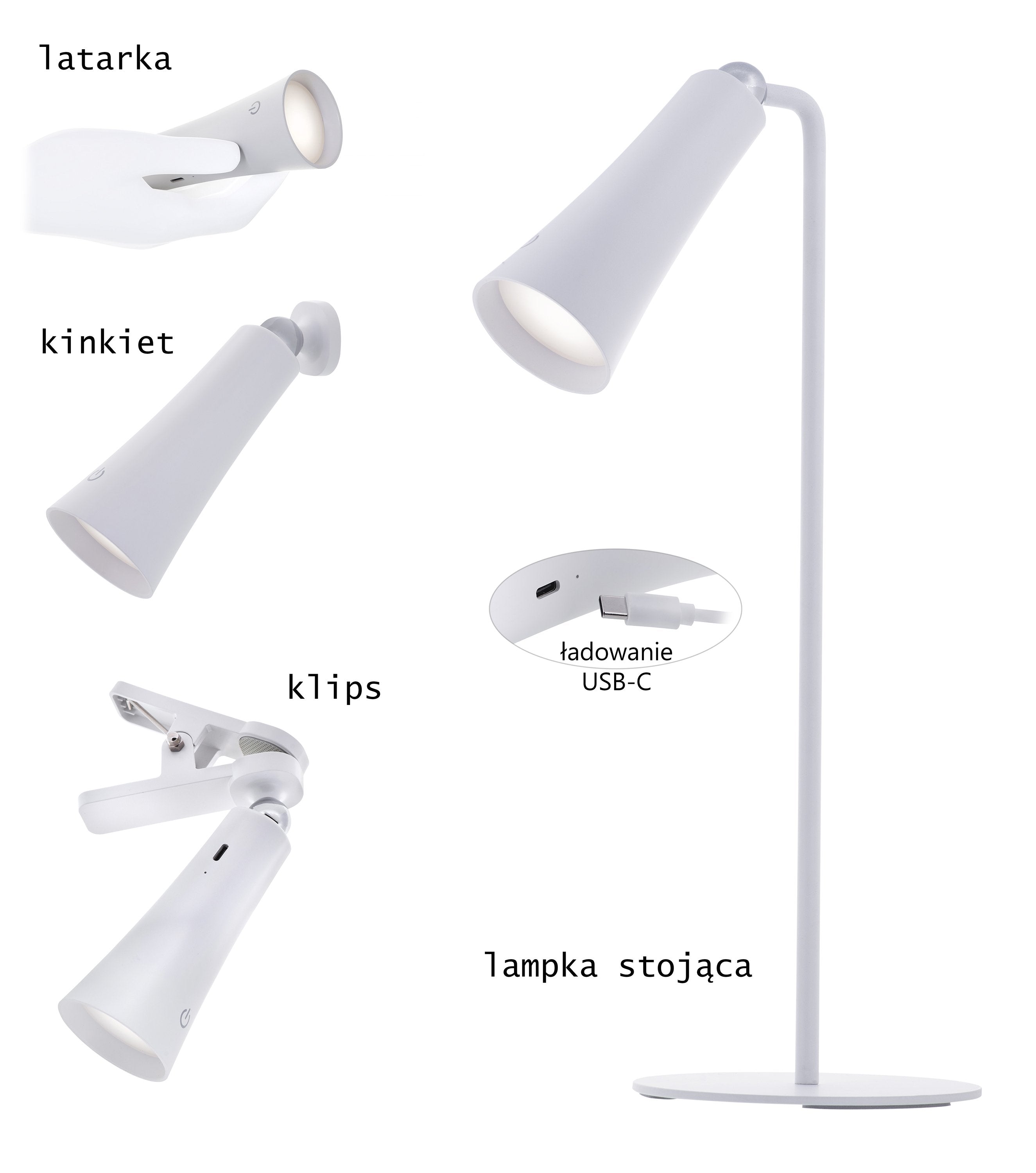 EAN 5901443121916 - Activejet AJE-IDA 4IN1 lámpara de mesa Bombilla(s) no reemplazable(s) 5 W LED Blanco imagen 17