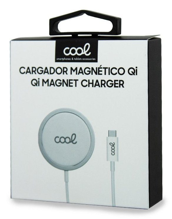 EAN 8434847047577 - COOL Accesorios 8434847047577 cargador de dispositivo móvil Smartphone Plata, Blanco USB Cargador inalámb imagen 3