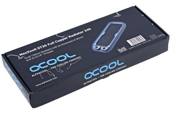 Radiador Liquida Alphacool Nexxxos St30 240mm Bk