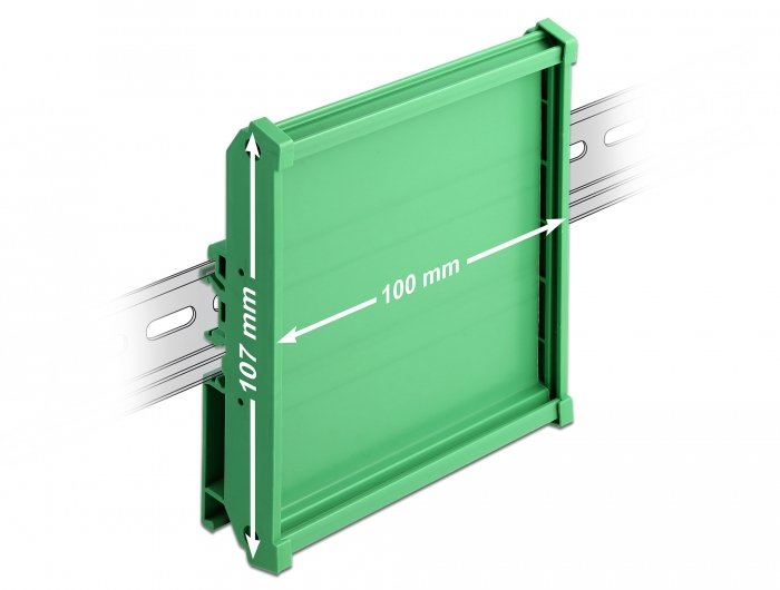 Platinenhalterung (107 Mm) Für Hutschiene 10 Cm Lang
