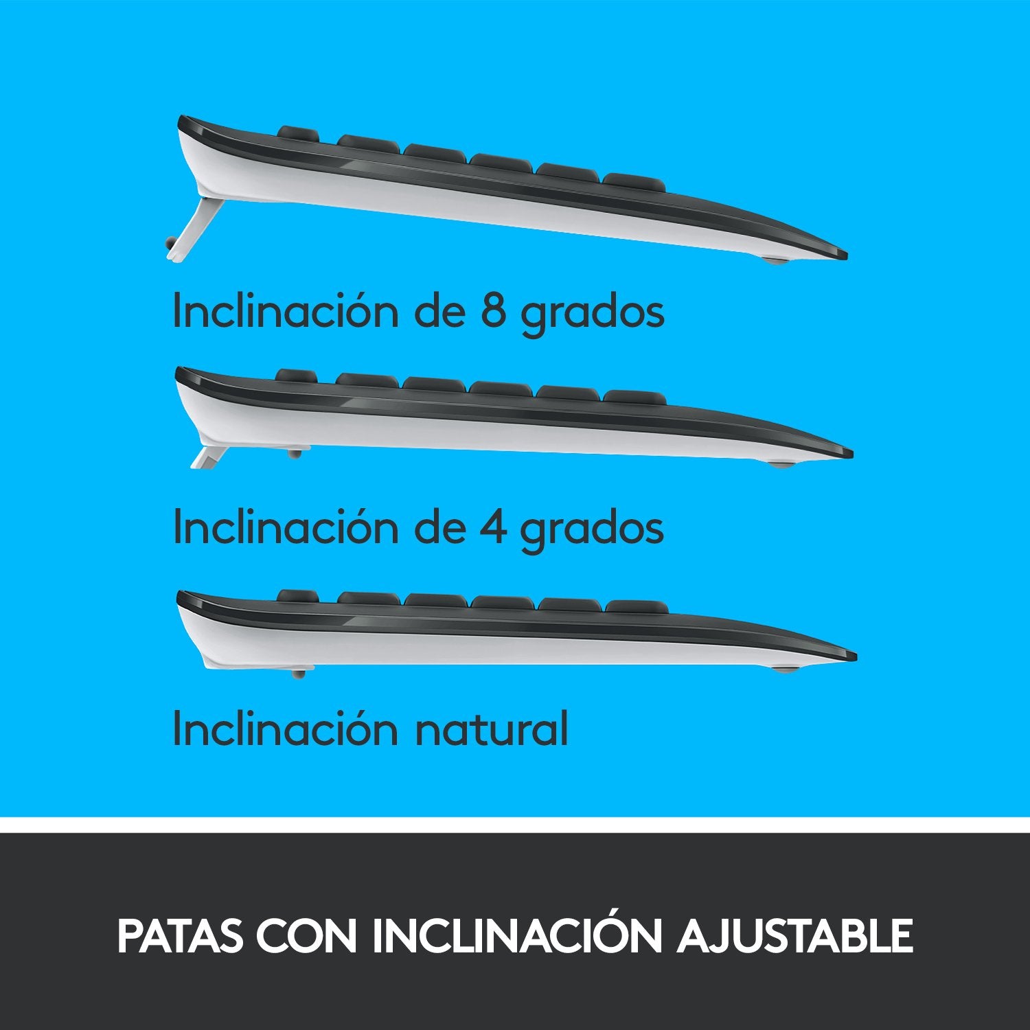 EAN 5099206077423 - Logitech 920-008680 teclado Ratón incluido Universal RF inalámbrico QWERTY Español Negro imagen 10