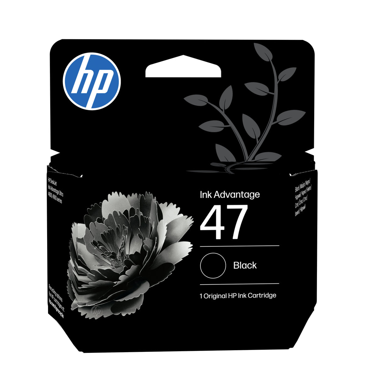 EAN 0196068029906 - HP 47 Black Original Ink Advantage Cartridge cartucho de tinta 1 pieza(s) Rendimiento estándar imagen 1