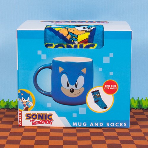 Taza Sonic Mug & Sock Set