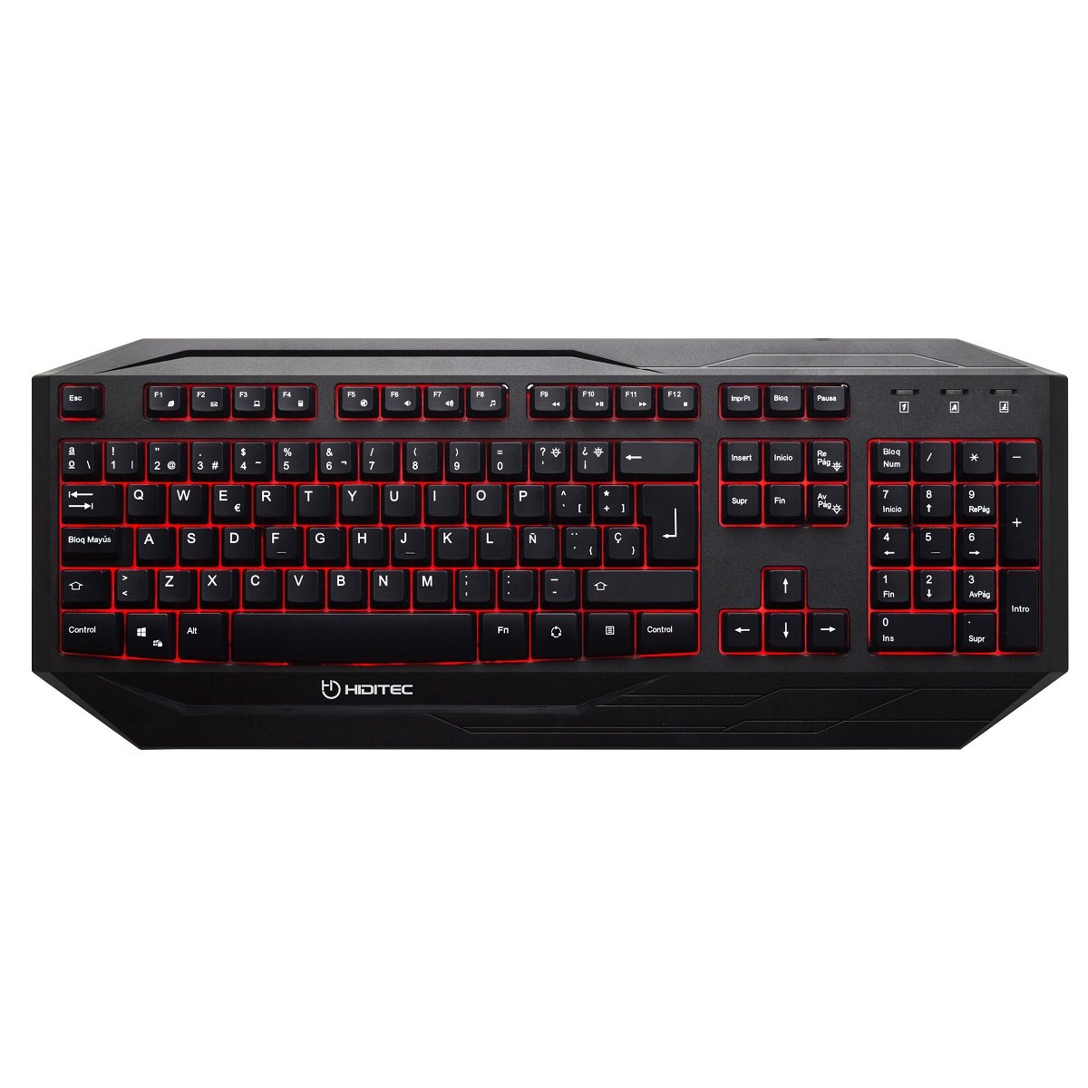 Hiditec Gk200 Teclado Usb Qwerty Negro