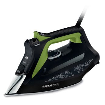 Plancha Vapor-Seco Rowenta Dw6330 Eco Intelligence Microsteam 400 Hd Soleplate 2500 W Negro, Verde